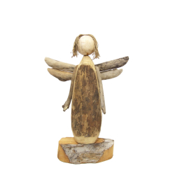 Anioł z surowego drewna Hand Made 38cm